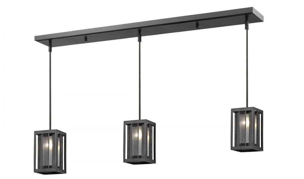 3 Light Linear Chandelier