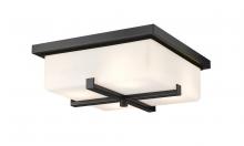 Z-Lite 593F-BK - 4 Light Outdoor Flush Mount