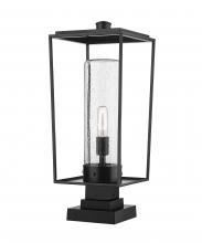 Z-Lite 594PHBS-SQPM-BK - 1 Light Outdoor Pier Mounted Fixture