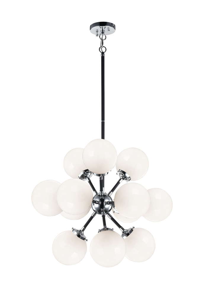 Soleil Chrome Chandelier