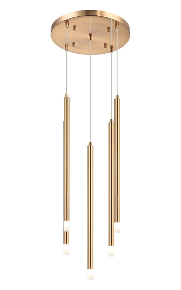 Reigndrop Aged Gold Brass Pendant