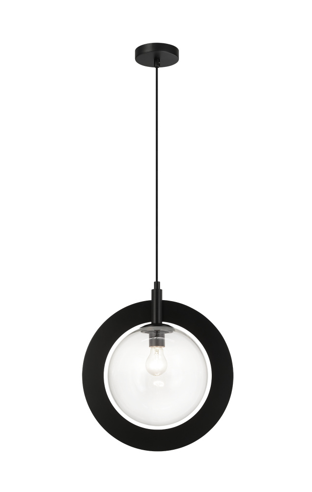 Astro Black Pendant