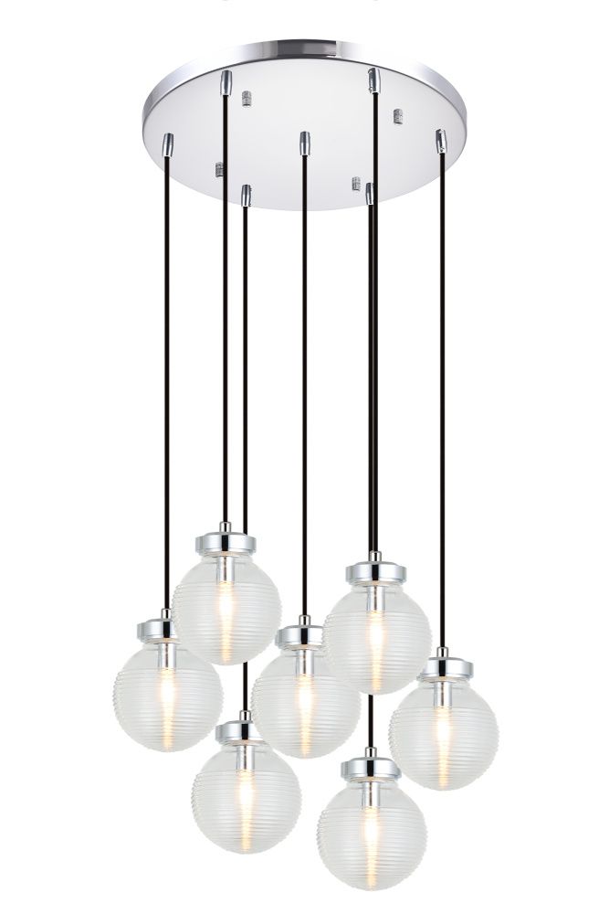 Ridge Chrome Pendant