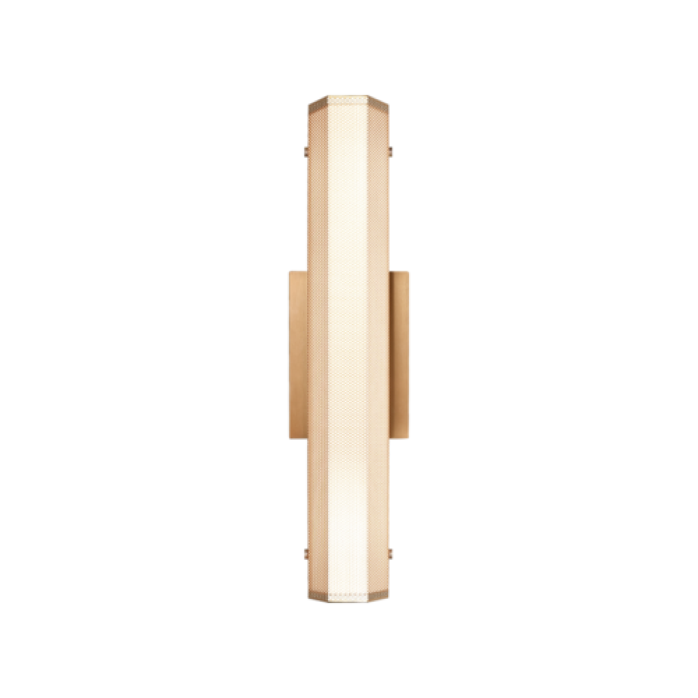 Pelermos Aged Gold Brass Wall Sconce