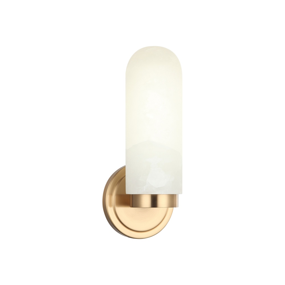 Capsula Aged Gold Brass Wall Sconce
