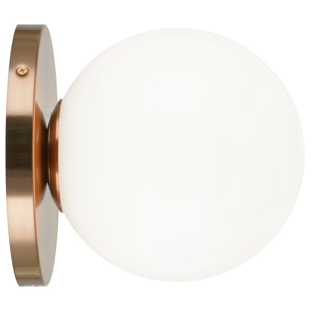 Cosmo Aged Gold Brass Wall Sconce / Ceiling Mount