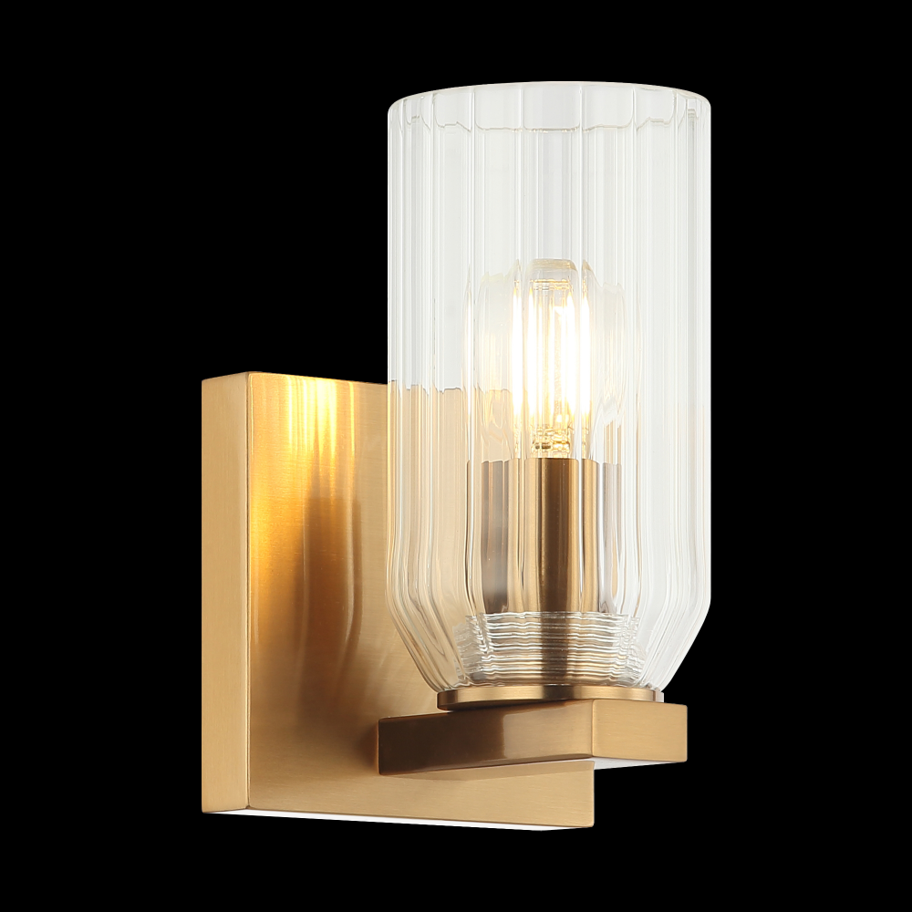 Westlock Aged Gold Brass Wall Sconce