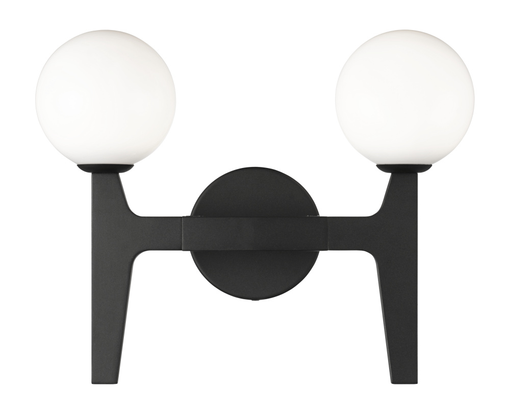 Scriben Matte Black Wall Sconce