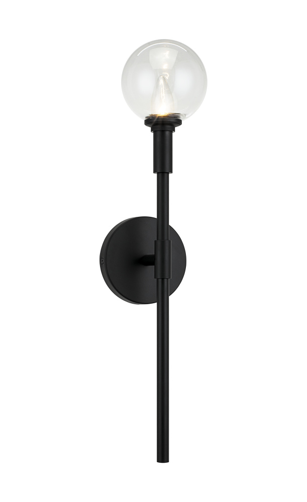 Candlestix Black Wall Sconce