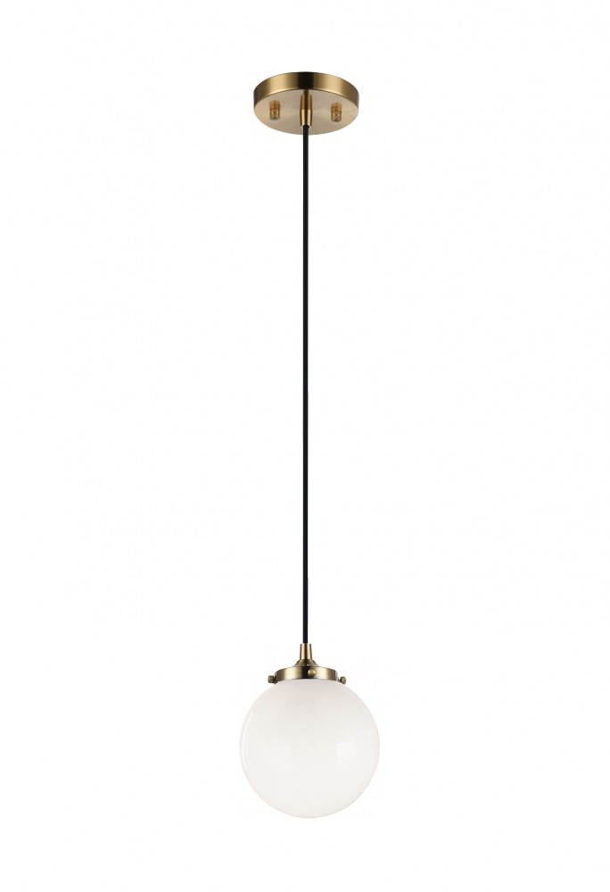 The Bougie Aged Gold Brass Pendant