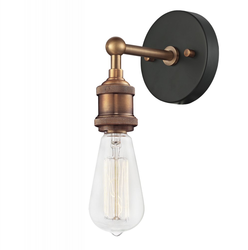 Bulstrode's Workshop Aged Gold Brass Wall Sconce