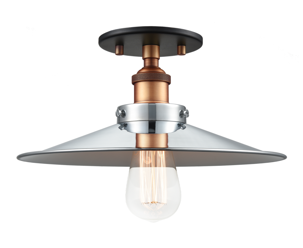 Bulstrode's Workshop Aged Gold Brass Ceiling Mount