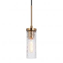 Matteo Lighting C32101AG - Weaver Aged Gold Brass Pendant