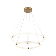 Matteo Lighting C34856AG - Inkara Aged Gold Brass Pendant