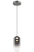 Matteo Lighting C37411MBSM - Refrax Matte Black Pendant