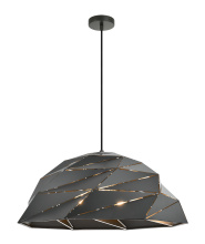Matteo Lighting C72721DG - Riku Dark Grey Pendant