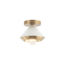 Matteo Lighting X06801WHAG - Velax White Ceiling Mount