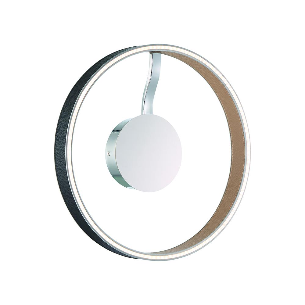 VERDURA,RND,LED,FLUSHMOUNT,BLK