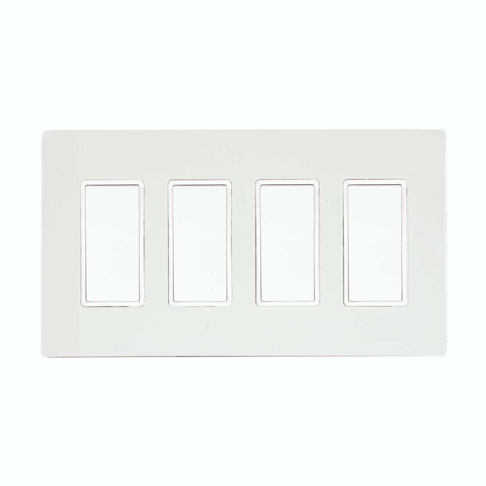 4 SINGLE, ON/OFF SWITCH, WHITE