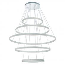 Eurofase 43901-036 - VERDURA,5 RING CHANDELIER,GRY