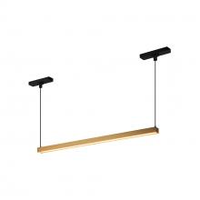 Kuzco Lighting Inc TRL28122-BG-4K - Mira 22-in Brushed Gold 4000K Trilo Track Linear Pendant