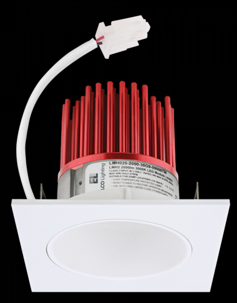 3" LED SQUARE REFLECTOR 850LMN 27K G2
