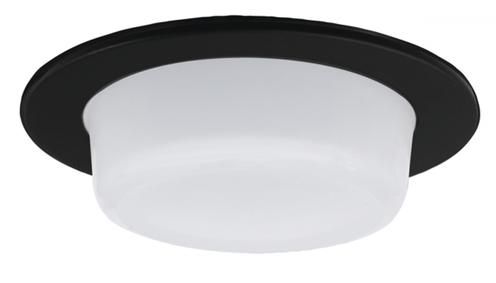 4" Shower Trim with Drop Opal Lens