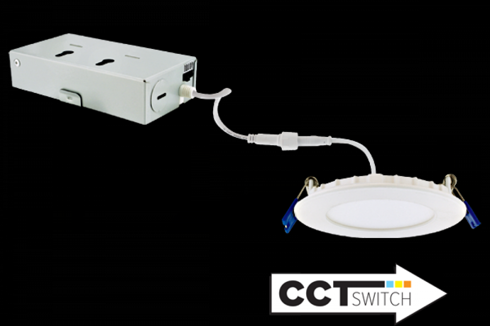 3" LED SLM PNL 10W 600LMN DIM 5CCT 120V