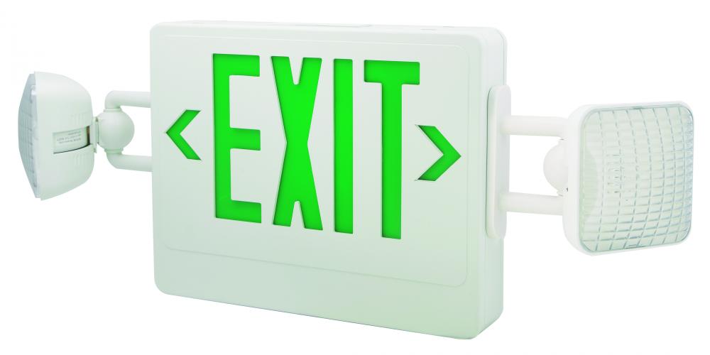 DISCON LED COMBO EXIT & EMRGNCY GREEN