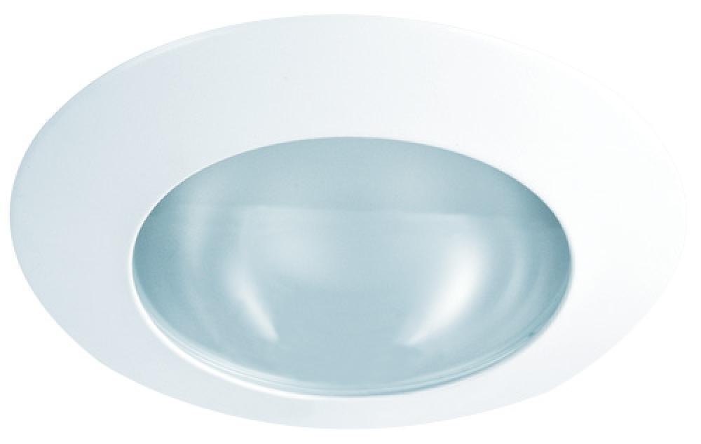 DISCON 6" FROSTED SHOWER TRIM BRONZE