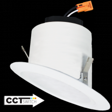Elco Lighting EL425CT5W - 4" SLP CLNG RFLCTR INSRT 12W 5CCT