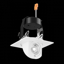 Elco Lighting EL44730BZ - 4" LED SQR ADJSTBL 0-90DEG 840LMN DIM 3K