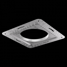 Elco Lighting EL4FMS - 4" SQR KOTO FLUSH MOUNT SPACKLE FRM