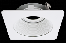 Elco Lighting ELK4293BB - 4" SQR ADJSTBL TRIM ALL BLK FOR KOTO