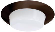 Elco Lighting EL16BZ - DISCON 6" DROP OPAL SHWR TRIM
