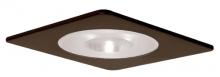 Elco Lighting EL2915BZ - DISCON 4" LN VLTG SQRTRM W/FRSTD PNHL GLS