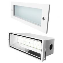 Elco Lighting ELST84BZ - DIECAST LED STP LGT W/FRSTD LENS 12W
