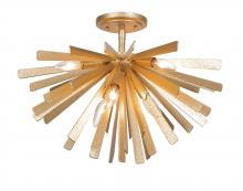 Minka Metropolitan N1906-785 - CONFLUENCE - 6 LIGHT SEMI FLUSH