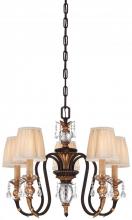Minka Metropolitan N6645-258B - BELLA CRISTALLO - 5 LIGHT CHANDELIER