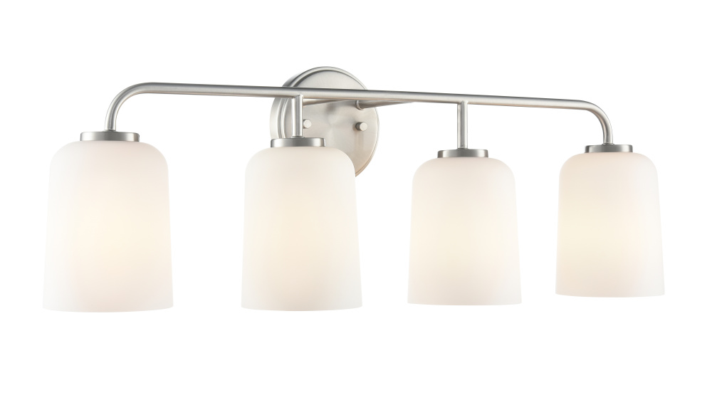Laphia 28" Wide 4-Light Vanity - Brushed Nickel