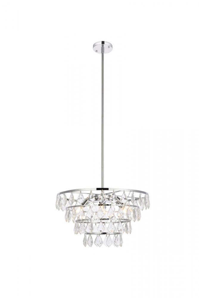 Ella 20 inch pendant in chrome