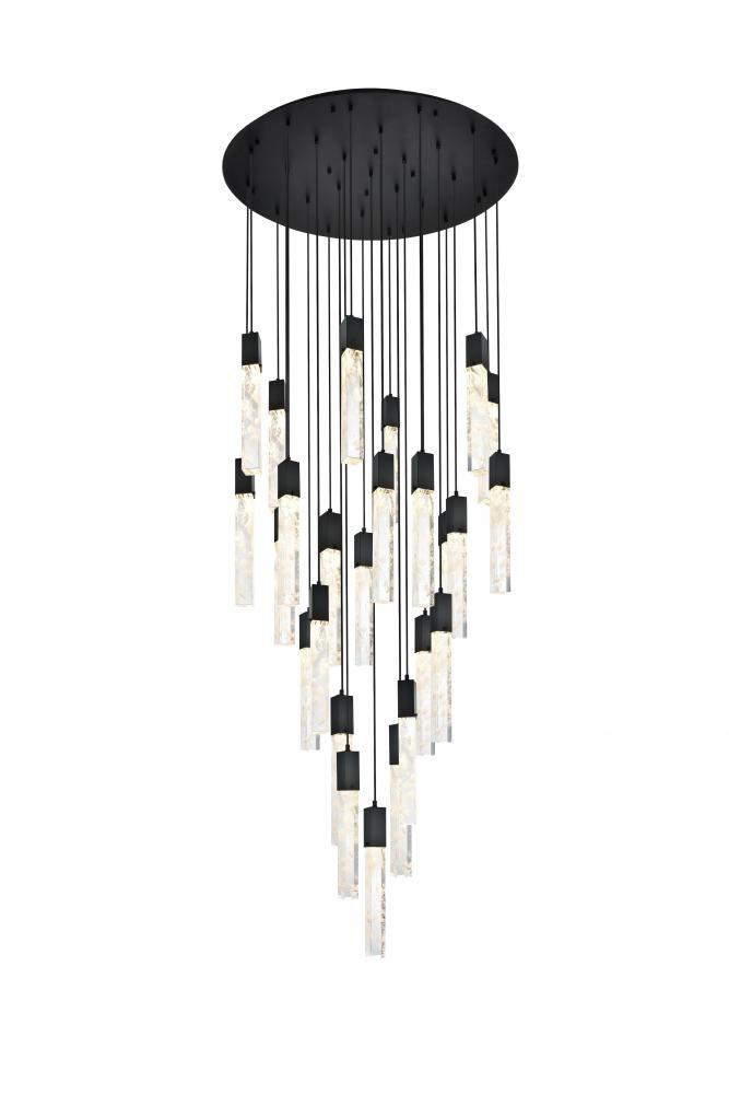 Pendant D42"H24"L25 Black