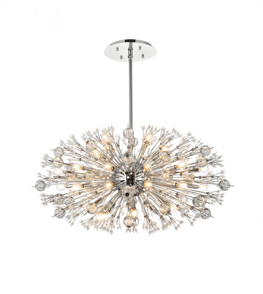 Hanging L42" W23.3" H23.5" L38 Chrome