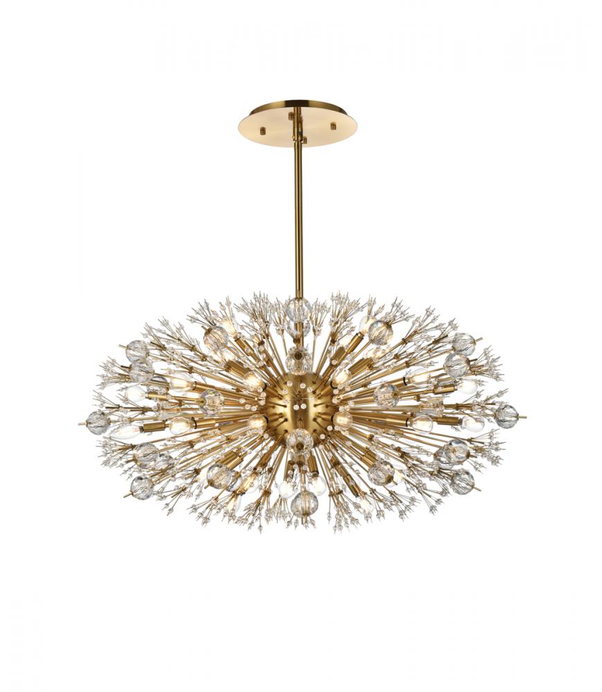 Hanging L42" W23.3" H23.5" L38 Gold