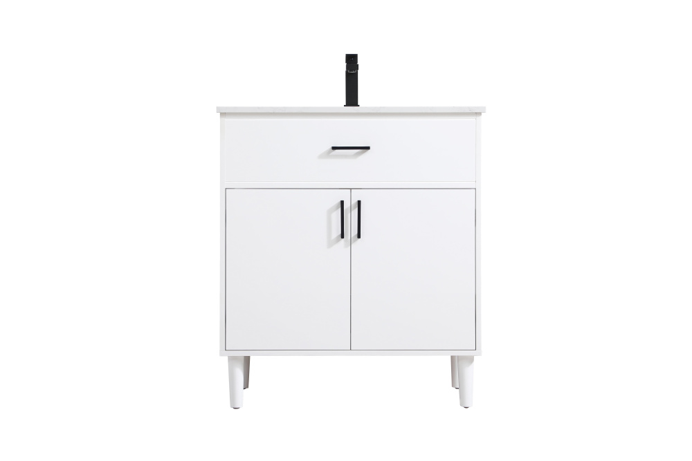 Chandler 30 inch Single Bathroom Vanity in White