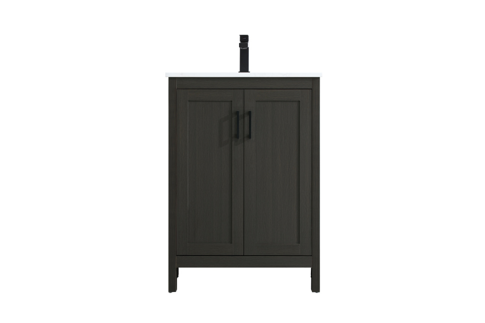 Finnley 24 inch Single Bathroom Vanity in Mocha Brown