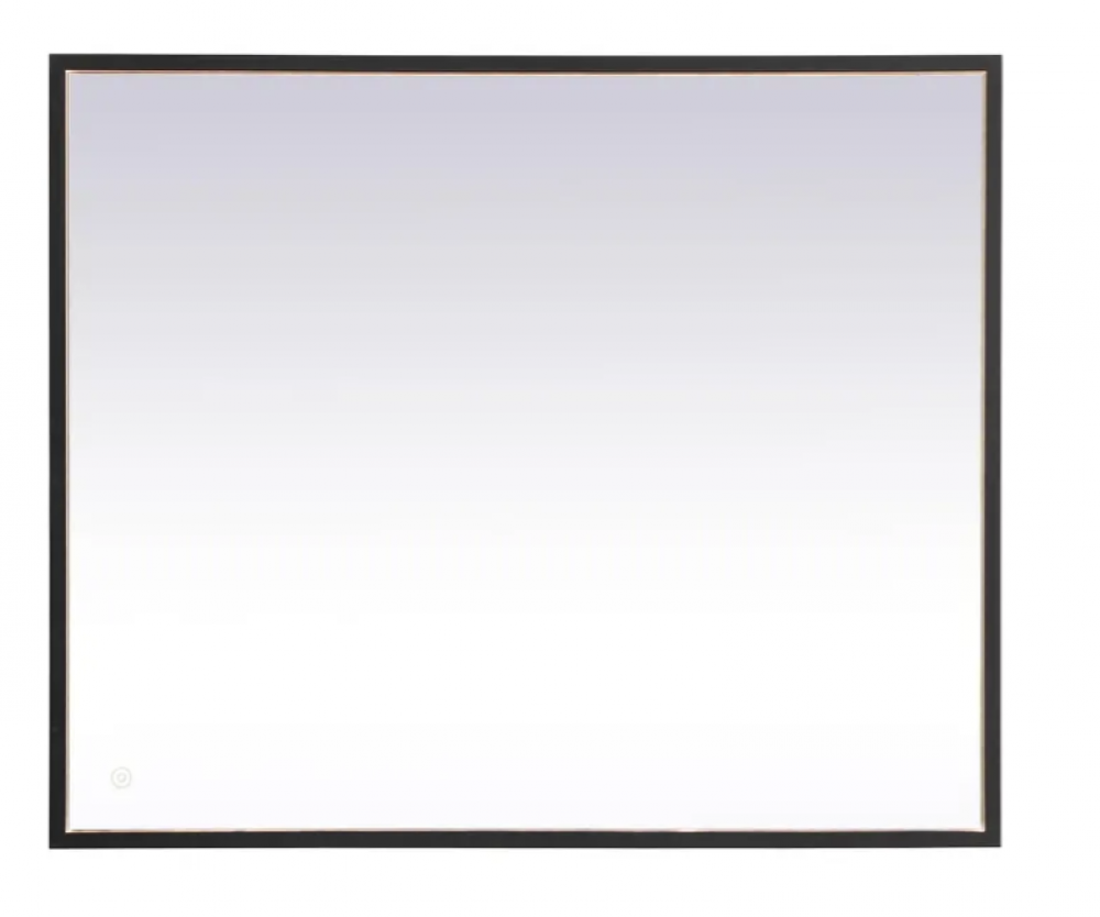 Pier 30x36 inch LED mirror with adjustable color temperature 3000K/4200K/6400K in black