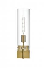 Elegant LD2362SG - Savant Wall Sconce W4.7"E7.4"H17.5" Satin Gold