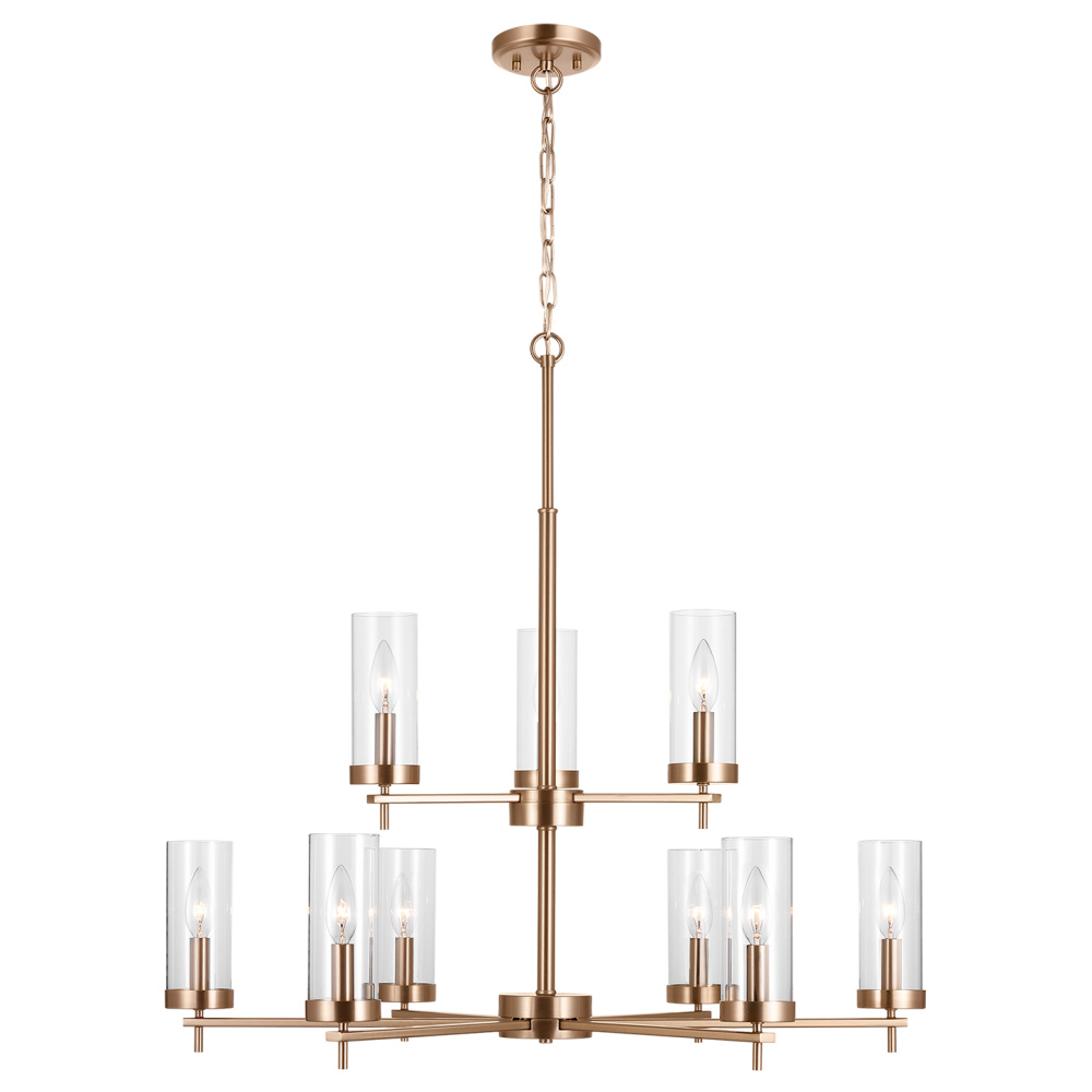 Zire Nine Light Chandelier