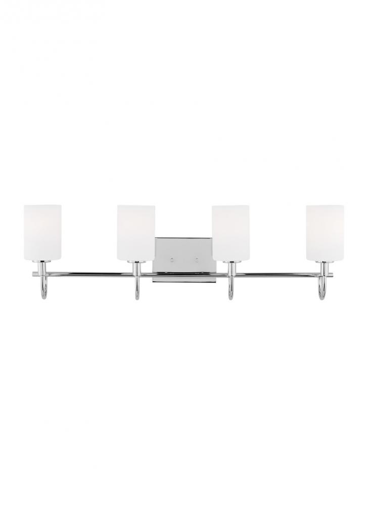 Oak Moore Four Light Wall / Bath